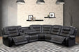 Parker Living Outlaw - Stallion 6 Piece Modular Power Reclining Sectional with Drop Down Table