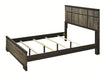 Crown Mark Furniture Remington Queen Panel Bed in Brown B8160-Q - All Brands Furniture (NJ)
