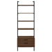 Owens 96-inch 4-shelf Storage Wall Bookshelf Walnut - All Brands Furniture (NJ)
