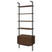 Owens 96-inch 4-shelf Storage Wall Bookshelf Walnut - All Brands Furniture (NJ)