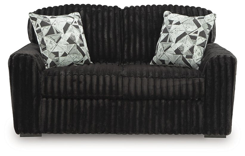 Midnight-Madness Loveseat - All Brands Furniture (NJ)