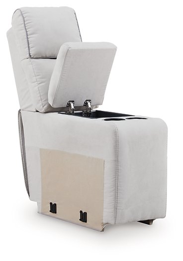 Social Pointe Reclining Sectional with Storage Console - All Brands Furniture (NJ)