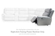 Social Pointe Reclining Sectional with Storage Console - All Brands Furniture (NJ)