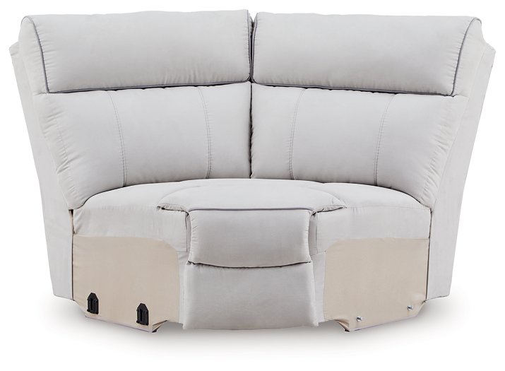 Social Pointe Reclining Sectional with Storage Console - All Brands Furniture (NJ)