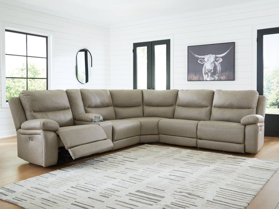 Narwhal Place Reclining Sectional with Storage Console - All Brands Furniture (NJ)