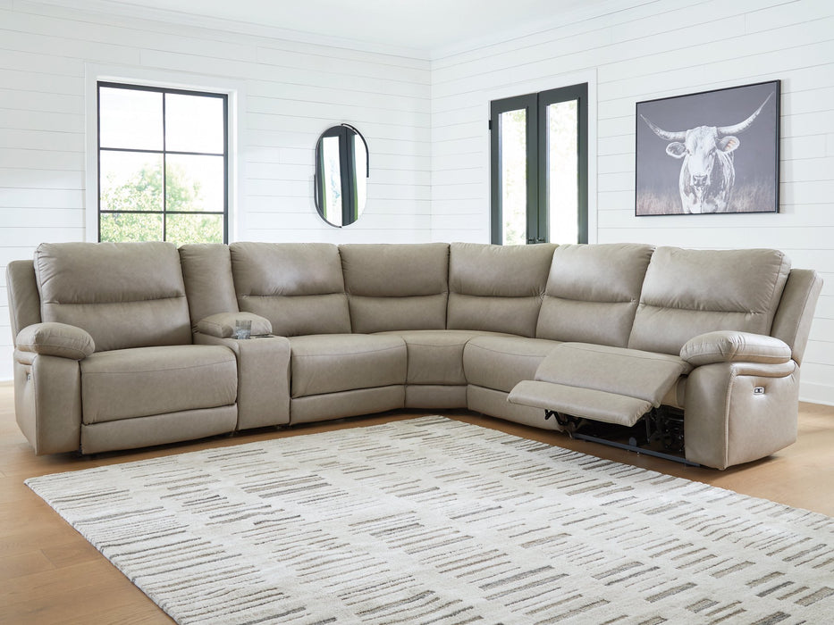 Narwhal Place Reclining Sectional with Storage Console - All Brands Furniture (NJ)