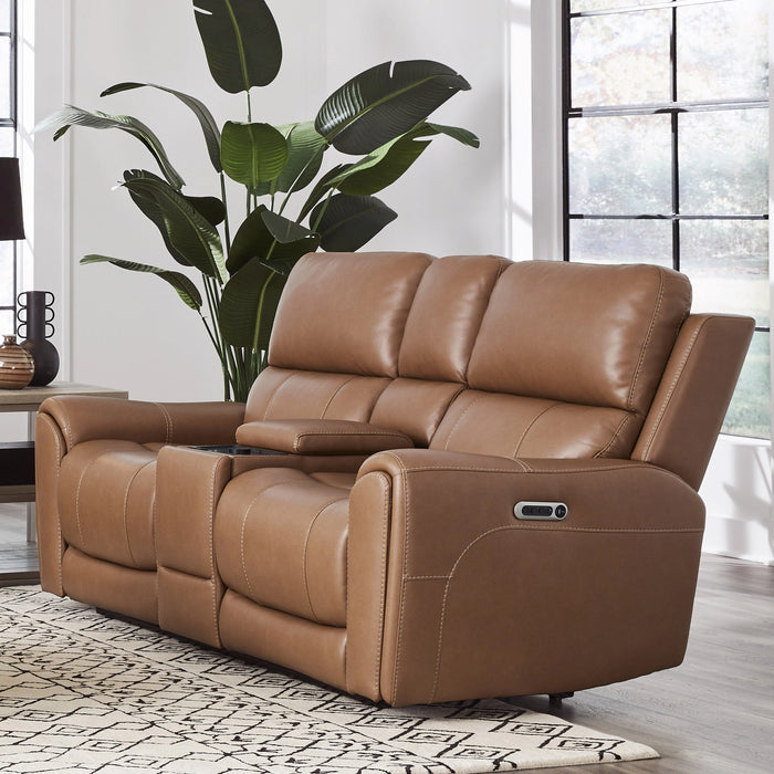 Parker Living Hancock Zero Gravity Power Reclining Console Loveseat P3