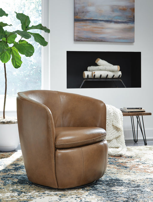 Kierreys Swivel Accent Chair - All Brands Furniture (NJ)