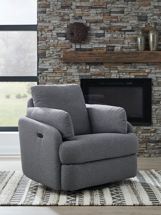 Alainmont Next-Gen Nuvella Swivel Power Recliner - All Brands Furniture (NJ)