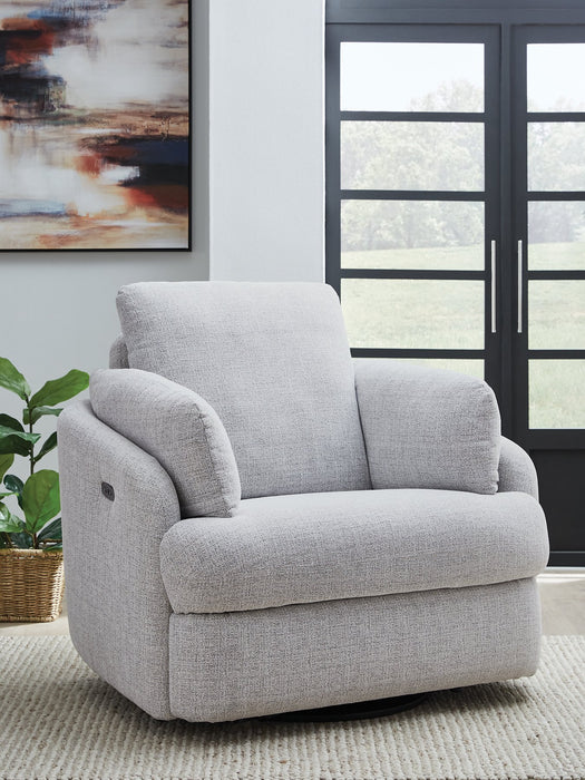 Alainmont Next-Gen Nuvella Swivel Power Recliner - All Brands Furniture (NJ)