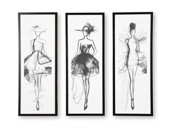 Mckerrick Wall Art Set (Set of 3) - All Brands Furniture (NJ)