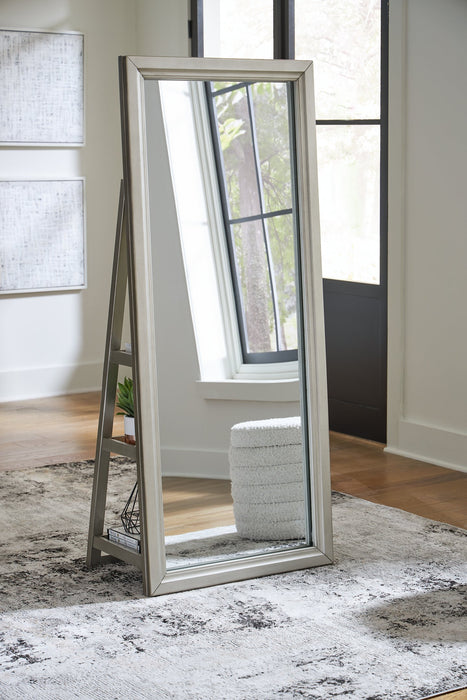 Evesen Floor Standing Mirror/Storage - All Brands Furniture (NJ)