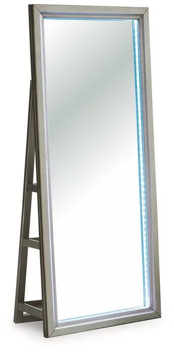 Evesen Floor Standing Mirror/Storage - All Brands Furniture (NJ)