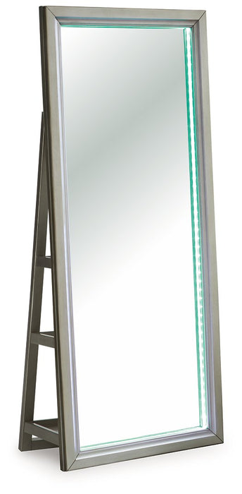 Evesen Floor Standing Mirror/Storage - All Brands Furniture (NJ)