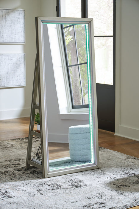 Evesen Floor Standing Mirror/Storage - All Brands Furniture (NJ)