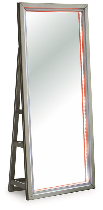 Evesen Floor Standing Mirror/Storage - All Brands Furniture (NJ)