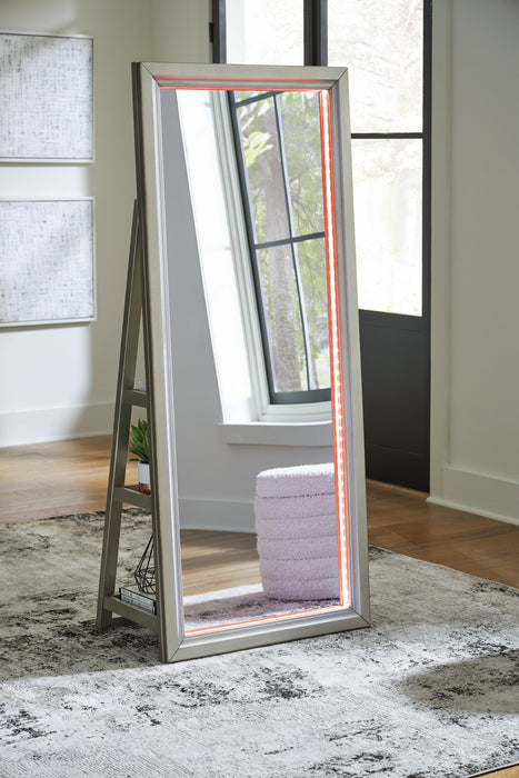 Evesen Floor Standing Mirror/Storage - All Brands Furniture (NJ)