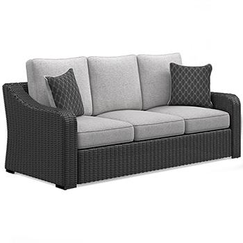 Beachcroft Outdoor Sofa with Cushion - All Brands Furniture (NJ)