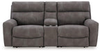 Next-Gen DuraPella Power Reclining Sectional Loveseat with Console - All Brands Furniture (NJ)