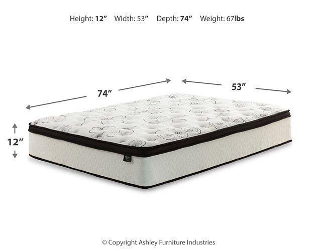 Chime 12 Inch Hybrid Mattress in a Box - All Brands Furniture (NJ)