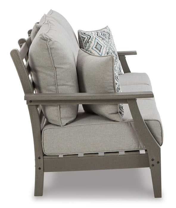 Visola Outdoor Sofa and Loveseat Set - All Brands Furniture (NJ)