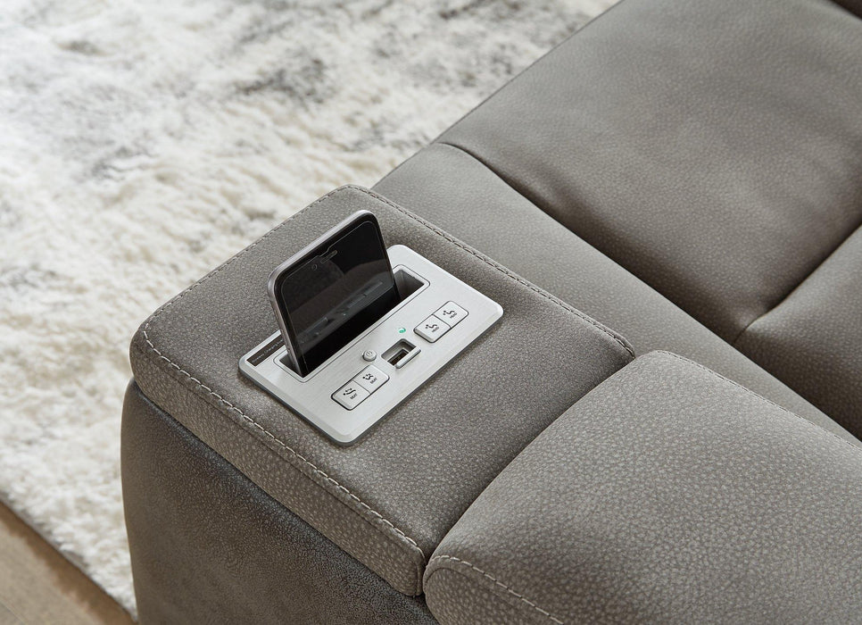 Next-Gen DuraPella Power Reclining Loveseat with Console - All Brands Furniture (NJ)