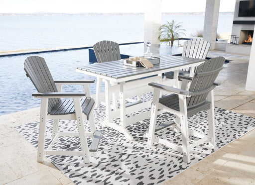 Transville Outdoor Dining Set - All Brands Furniture (NJ)