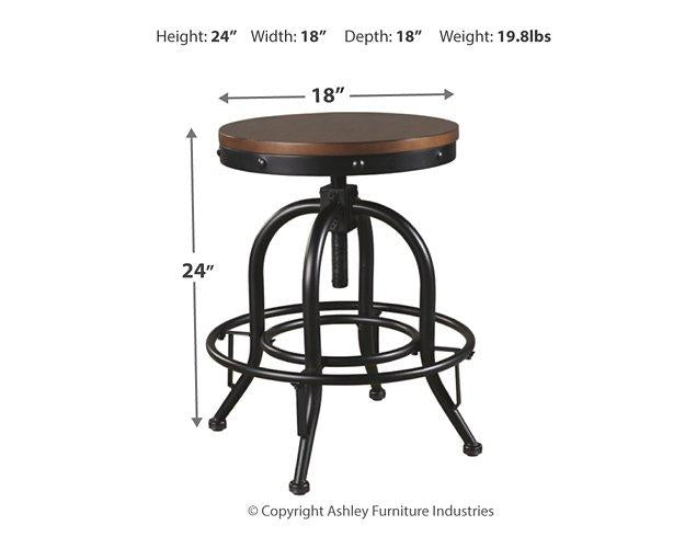 Valebeck Counter Height Bar Stool - All Brands Furniture (NJ)