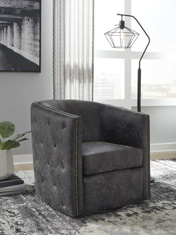 Brentlow Swivel Accent Chair - All Brands Furniture (NJ)