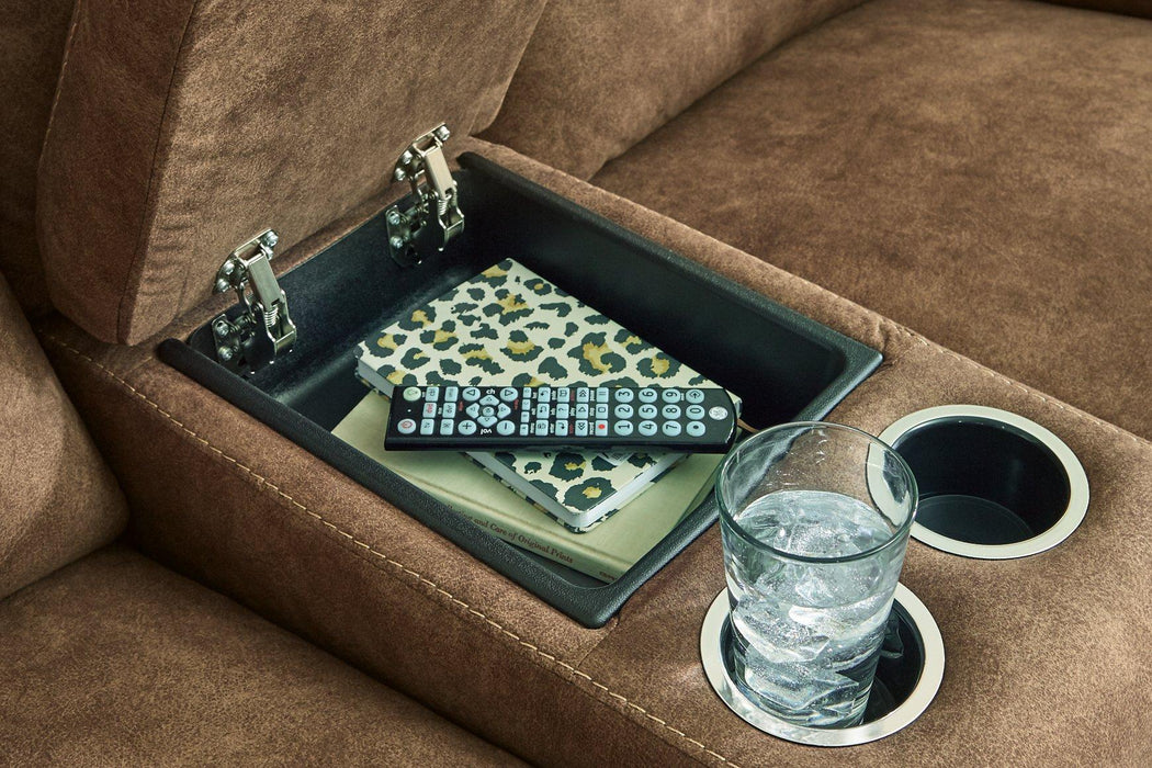 Edenwold Reclining Loveseat with Console - All Brands Furniture (NJ)