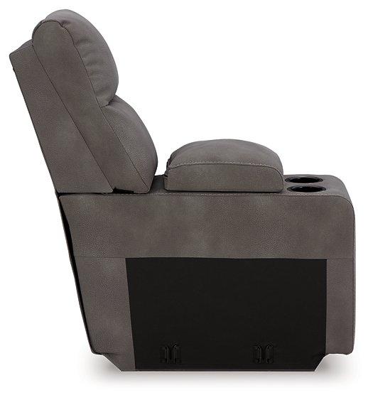Next-Gen DuraPella Power Reclining Sectional Loveseat with Console - All Brands Furniture (NJ)