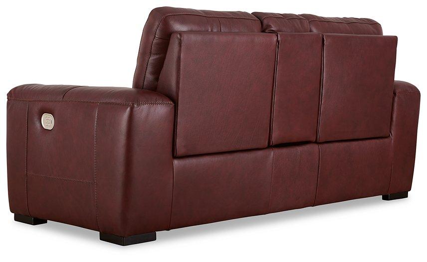 Alessandro Power Reclining Loveseat with Console - All Brands Furniture (NJ)