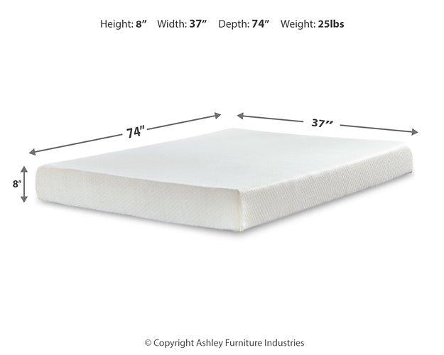 Chime 8 Inch Memory Foam Mattress in a Box - All Brands Furniture (NJ)