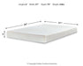 Chime 8 Inch Memory Foam Mattress in a Box - All Brands Furniture (NJ)