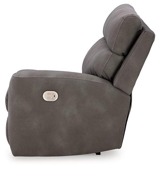 Next-Gen DuraPella Power Reclining Sectional Loveseat with Console - All Brands Furniture (NJ)