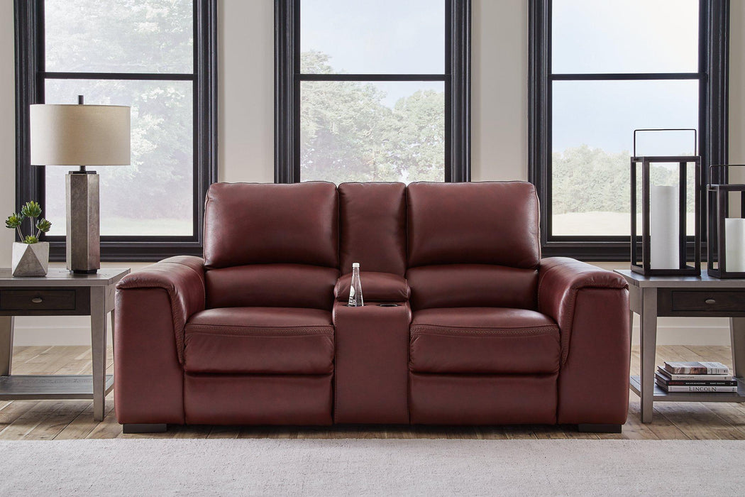 Alessandro Power Reclining Loveseat with Console - All Brands Furniture (NJ)
