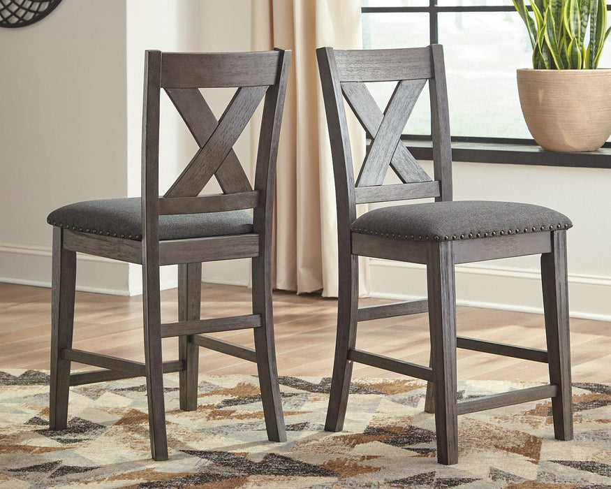 Caitbrook Counter Height Upholstered Bar Stool - All Brands Furniture (NJ)