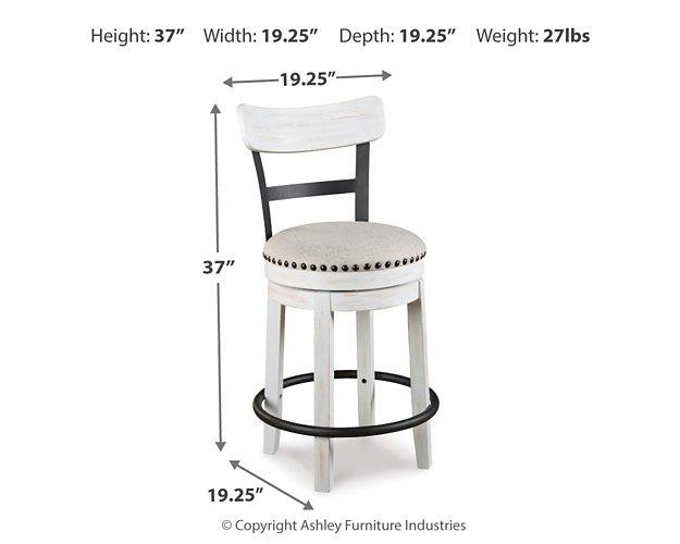 Valebeck Counter Height Bar Stool - All Brands Furniture (NJ)