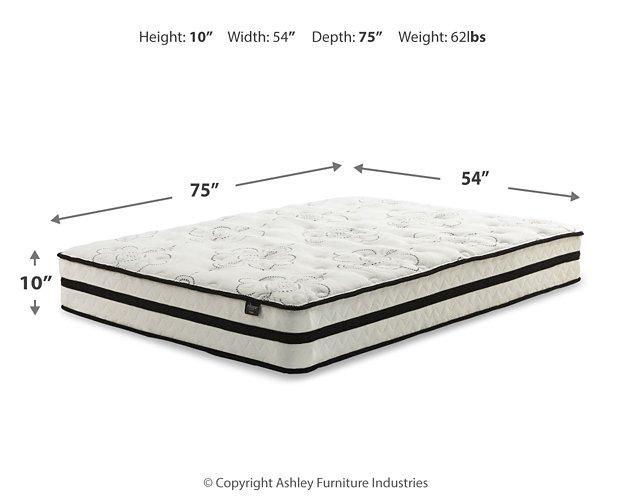 Chime 10 Inch Hybrid Mattress in a Box - All Brands Furniture (NJ)