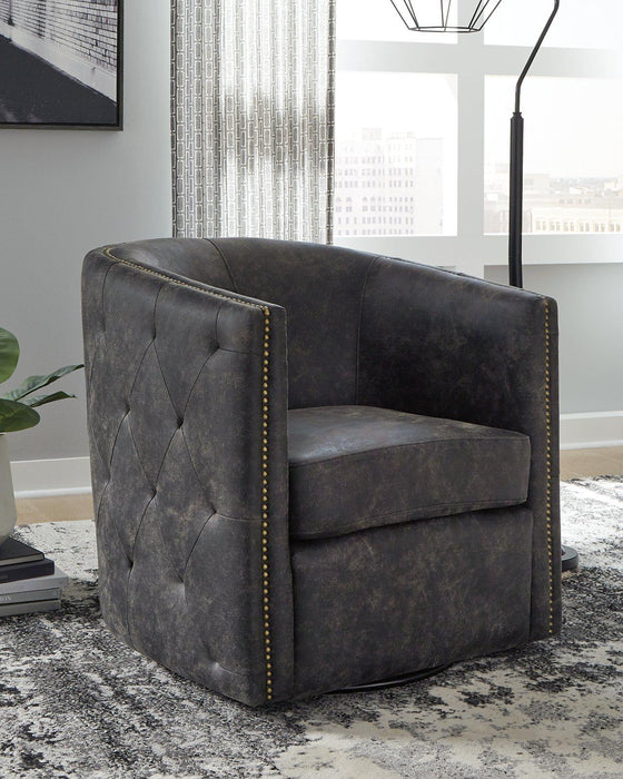 Brentlow Swivel Accent Chair - All Brands Furniture (NJ)