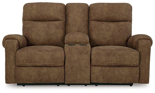 Edenwold Reclining Loveseat with Console - All Brands Furniture (NJ)