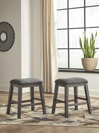 Caitbrook Counter Height Upholstered Bar Stool - All Brands Furniture (NJ)