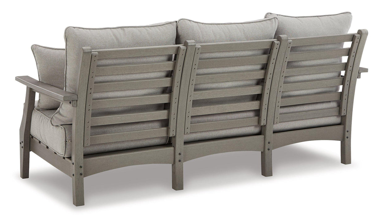 Visola Outdoor Sofa and Loveseat Set - All Brands Furniture (NJ)