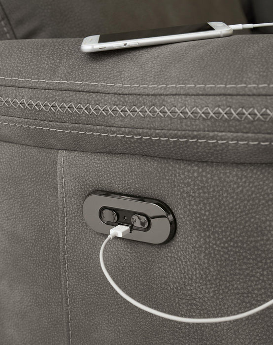 Next-Gen DuraPella Power Reclining Loveseat with Console - All Brands Furniture (NJ)