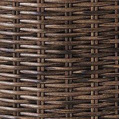 Paradise Trail Paradise Trail Fire Pit Table with 4 Nuvella Swivel Lounge Chairs - All Brands Furniture (NJ)