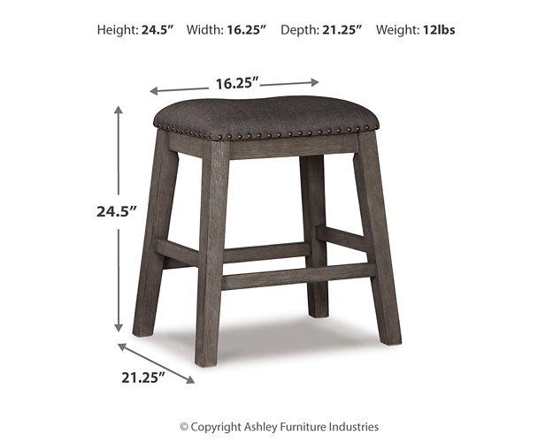 Caitbrook Counter Height Upholstered Bar Stool - All Brands Furniture (NJ)