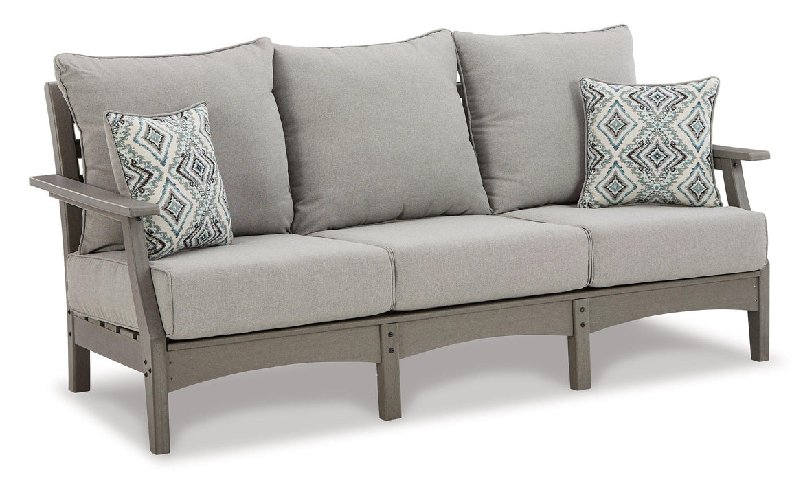 Visola Outdoor Sofa and Loveseat Set - All Brands Furniture (NJ)