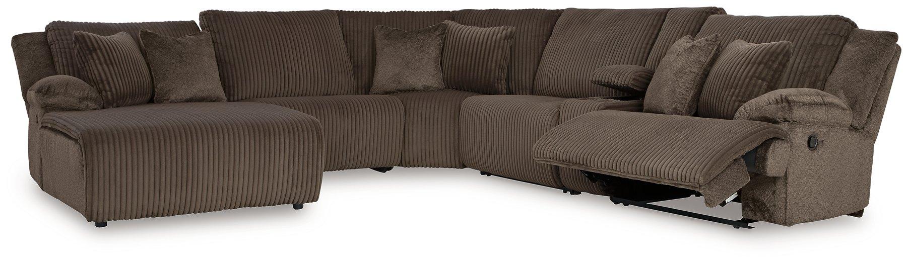 Top Tier Reclining Sectional with Chaise - All Brands Furniture (NJ)