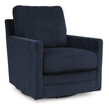 Icaman Swivel Accent Chair - All Brands Furniture (NJ)