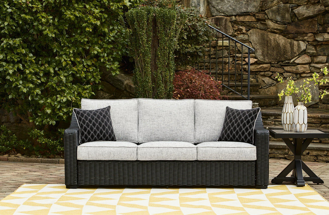 Beachcroft Outdoor Sofa with Cushion - All Brands Furniture (NJ)